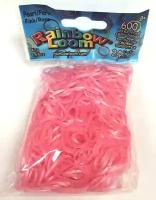 Резинки для плетения Rainbow Loom "Перламутр", розовые