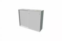 Шкафы в кабинет руководителя Multi-Office Шкаф-купе с топом и замком Steel evo 1430x420х760 арт.11320 цвет: Белый