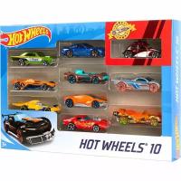 Mattel Подарочный набор Hot Wheels Базовые машинки (10 шт.)