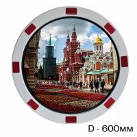 Круглое сферическое зеркало Steel Crafts D-600 для улицы