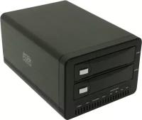 Внешний корпус для HDD AgeStar 3U2B3A1 SATA II алюминий hotswap 3.5"