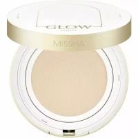 MISSHA Glow Cushion Light Тональный кушон тон 21N Ванильный С коллагеном Vanilla 13 г