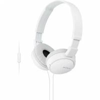 Наушники Sony MDR-ZX110AP белые, 636533