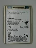 Для домашних ПК Toshiba Жесткий диск Toshiba 501120-001 80Gb 4200 ide 1,8" HDD