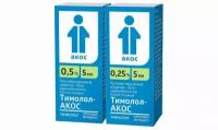 Тимолол акос капли ГЛ. 0.5% 5МЛ