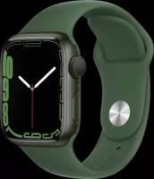 Часы Apple Watch Series 7 41mm Aluminum Case with Sport Band Global, зеленый клевер