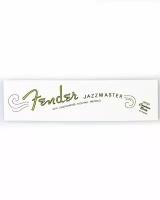 Наклейка декаль на голову грифа гитары "Fender Jazzmaster 1958-1962" Guitar Sticker