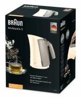 Чайник электрический Braun WK300CR, 2280Вт, бежевый