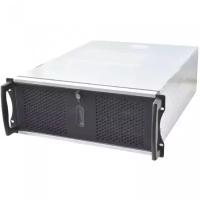 Корпус для сервера Chenbro 4U, For Tesla GPU (можно установить 4шт Tesla/Quadro), MB 12"x13", 3x5.25"+2x3.5"+4x Internal 3.5", 120mm RM41300H12*13729