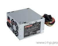 Блок питания 500W ExeGate Ab500, Atx, PC, 8cm fan, 24p+4p, 3*SATA, 2*IDE, FDD + кабель 220V в компле