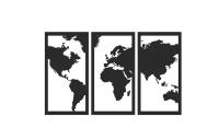 Панно карта мира