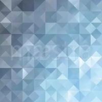 Фотообои Геометрия в синих цветах 275x275 (ВхШ), бесшовные, флизелиновые, MasterFresok арт 10-398