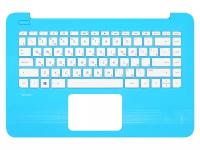 Клавиатура для ноутбука HP Stream 14-ax синяя топ-панель