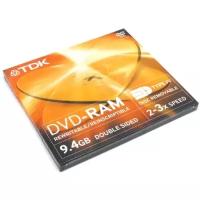 TDK Диск DVD RAM TDK 9.4Gb Double Sided 1шт