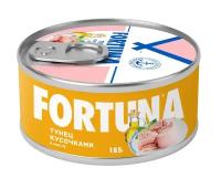 Тунец кусочками в масле ТМ Fortuna (Фортуна)