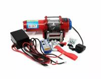 Лебедка Electric Winch 4500 lbs / 2120 кг, 12V стальной трос (с пультом управления)