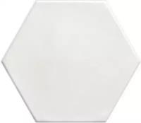 Керамогранитная плитка RIBESALBES GEOMETRY Hex White Matt (150х173) белая PT03146 (кв.м.)