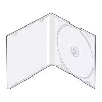 Бокс для CD/DVD дисков VS CD-box Slim прозрачный (5 штук в уп) CDB-sl-T5 250717