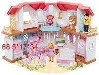 Фигурка Shenzhen Toys Игрушечный домик Deluxe PlaYhouse с семьей