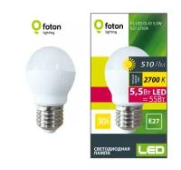 Лампа Foton Lighting E27 5.5Вт 2700K