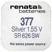 Кнопочная батарейка Renata R377 SR626SW SR66, 10шт