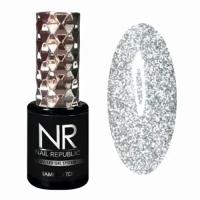 NAIL REPUBLIC FLASH DIAMOND TOP светоотражающий №07 15МЛ