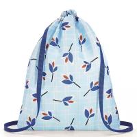 Рюкзак складной Mini maxi sacpack leaves blue