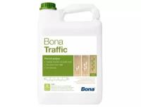 Лак полиуретановый Bona Traffic 2K на водной основе для полов с особо высокой нагрузкой 4,95 л Бесцветный матовый