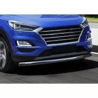 Защита переднего бампера d57 RIVAL, Hyundai Tucson 2015-2018, с крепежом, R.2308.002