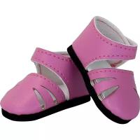 Petitcollin Pink shoes (Розовые сандалии для кукол Минуш 34 см)