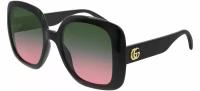 Gucci GG 0713S 002 55 черный нейлоновое волокно