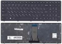 Клавиатура для ноутбука Lenovo IdeaPad Flex 15 G505A черная с рамкой