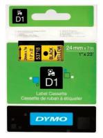 Картридж ленточный Dymo D1 S0720980 черный/желтый для Dymo