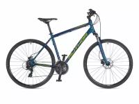 Гибридный велосипед AUTHOR Horizon 28" 2022 (Рама: 22" (Рост: 185-202 см), Цвет: черный/оранжевый)