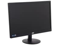 Монитор 18.5" AOC E970SWN Black WLED, 1366x768, 5ms, 200 cd/m2, 700:1 (DCR 20M:1), D-Sub, vesa