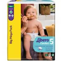 Подгузники Libero Comfort Big Mega Pack размер 5, 96 шт на вес 10-14 кг