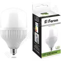 Светодиодная лампа FERON 60W 230V E40 4000K, LB-65