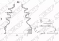 Пыльник шруса внутренний TOYOTA COROLLA 150/ FORD FOCUS III 1,8/2,0 (2 хомута. резина) SAT C-1580T | цена за 1 шт