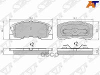 Колодки Тормозные Перед Toyota Duet 98-04 Sat арт. ST-04491-97201