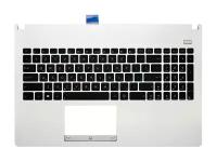 Клавиатура для ноутбука ASUS X501A белая топ-панель
