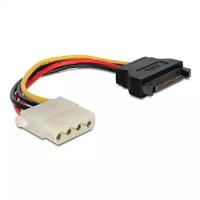 Переходник питания Molex(F) - SATA(M), 0.15 м, Gembird (CC-SATA-PS-M)