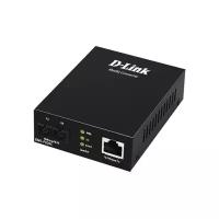 Медиаконвертер D-Link (DMC-F02SC/B1A) 1 port 10/100Base-TX, 1 port 100Base-FX, SC ММ до 2 км