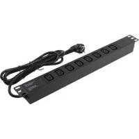 Блок силовых розеток Exegate PDU-19H809 Al-8C13-EU2.5