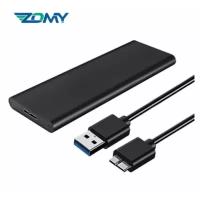 Корпус для жесткого диска ZOMY HD6018 M.2 NGFF to USB3.0 Mobile Hard Disk Enclosure - Dark Gray 2