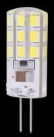 Лампа светодиодная PLED-G4 3W 4000K 175-240V/50 (3W=20Вт, 200Lm) пластик jaZZway