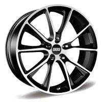 Диски R20 5x130 10J ET40 D71,6 BBS SV SV006 Satin Black Diamond Cut