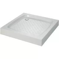 Душевой поддон из искусственного камня Cezares Tray S 80x80 TRAY-S-A-80-13-W Белый