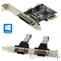 Контроллер XWT-PE2S1PV2 OEM {PCI-E 2xRS232, 1xIEEE1284}