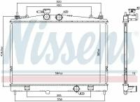 Радиатор Nissan Juke 10> NISSENS 68735