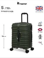 Чемодан на колесах it luggage/размер S- ручная кладь/52л/увеличение объема/модель Jumbo